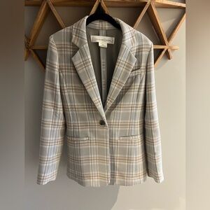 Treasure & Bond oversized plaid blazer XS